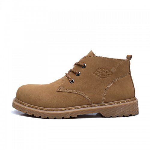 Autumn and Winter Men High Shoes Thick Platform Tooling Boot